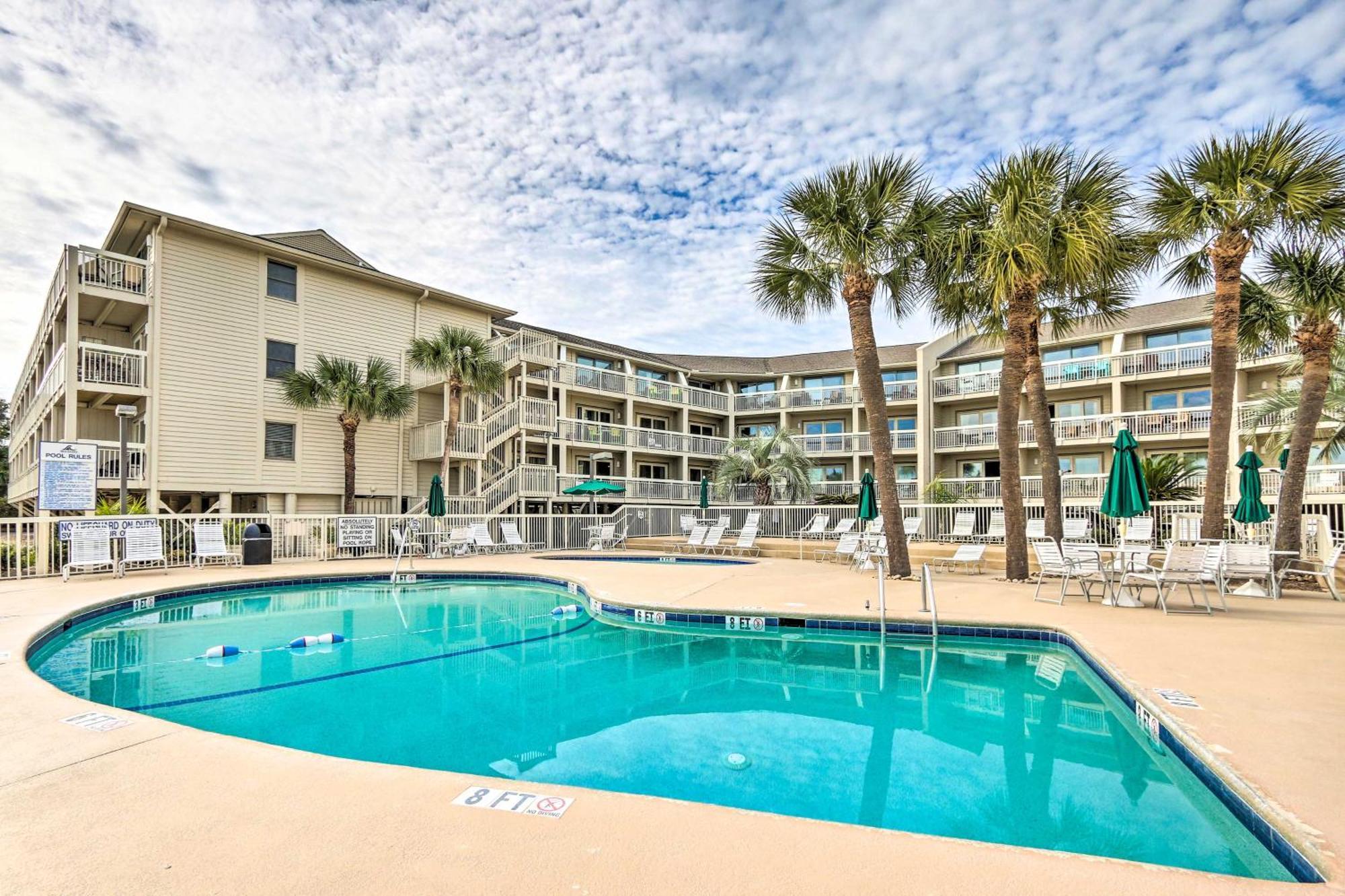 Walk To Beach Resort Condo In Hilton Head! Hilton Head Island Buitenkant foto